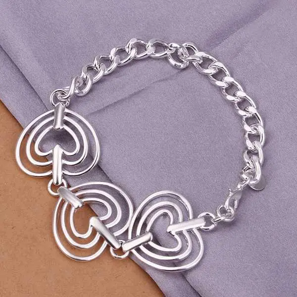 Silver Charm Bracelet Fireworks Anchor Gift For Her Hbh 32 2