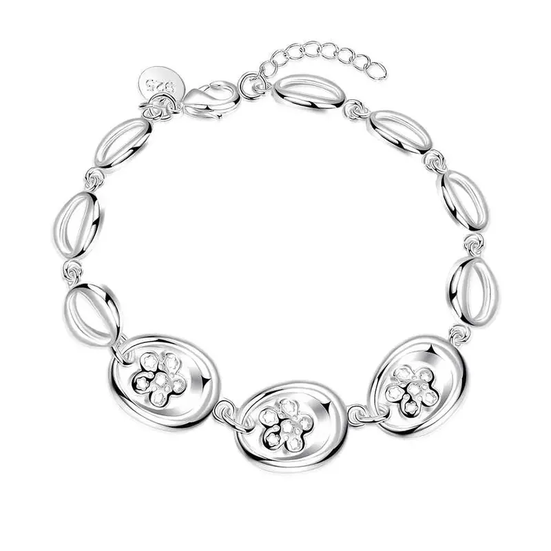 Silver Charm Bracelet Fireworks Anchor Gift For Her Hbh 32 6