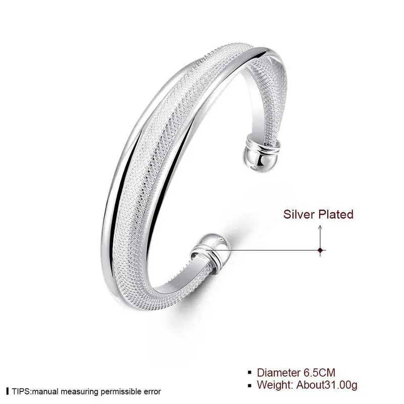 Silver Charms Bangle Hypotenuse Network Women Bracelet Bijoux Women Smtb 19 2