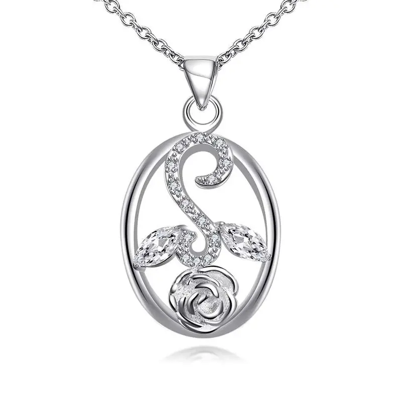 Silver Choker Necklace Standing Swan Tenis Masculino Jewelry Display185 11