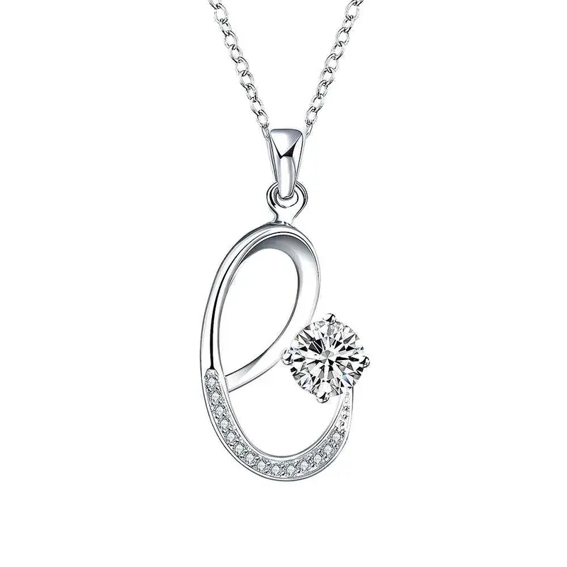 Silver Choker Necklace Standing Swan Tenis Masculino Jewelry Display185 4