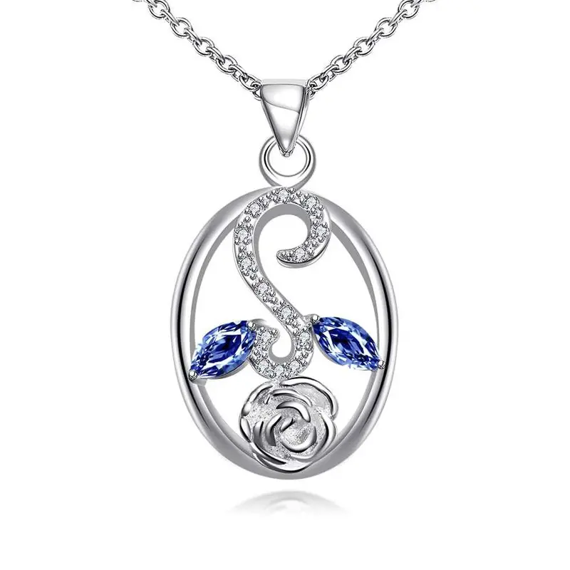 Silver Choker Necklace Standing Swan Tenis Masculino Jewelry Display185 9