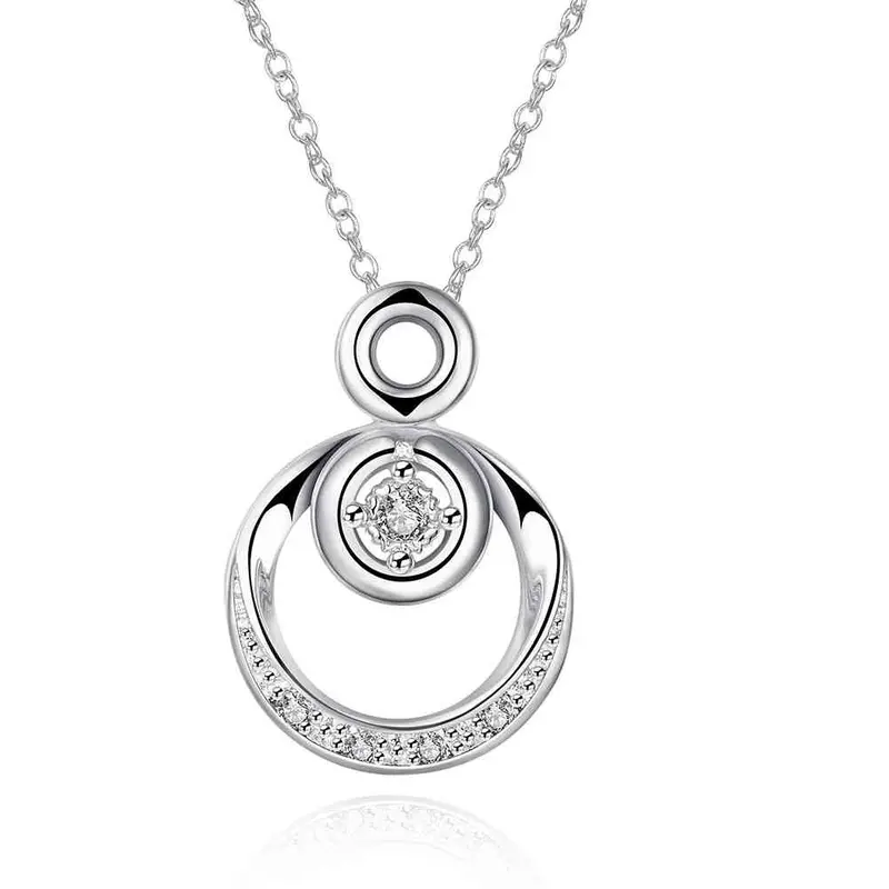 Silver Collar Necklace Double Circle Tattoo Choker S In Euros 824 1