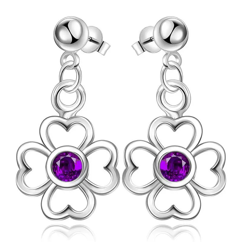 Silver Earing Flower Drop Oorbellen S In Euros 395 1