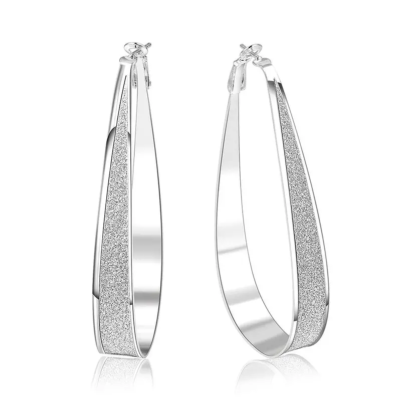 Silver Earing U Hoop Hoop Ear Cuff Love 2 1 1