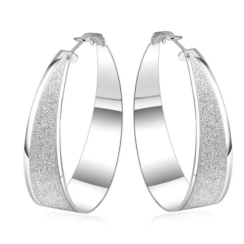 Silver Earing U Hoop Hoop Ear Cuff Love 2 1 3
