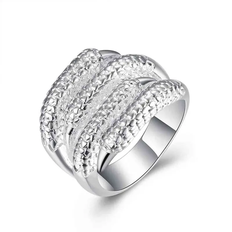 Silver Engagement Ring Paws Men Ring Jewelry 792 1
