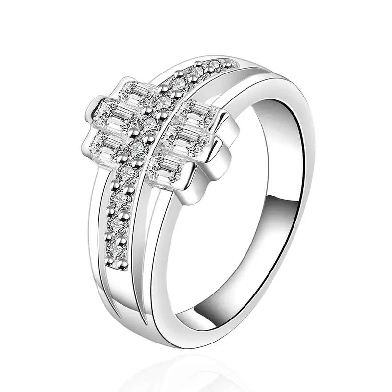 Silver Engagement Rings Love Words Up And Down Aneis 86 1