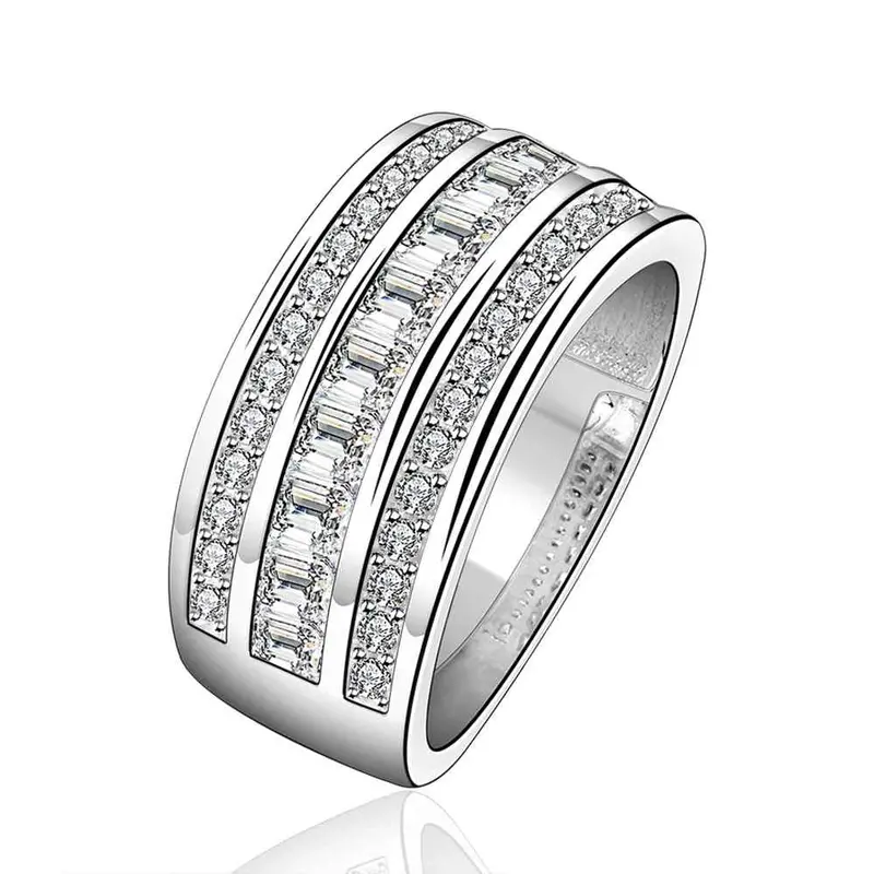 Silver Engagement Rings Love Words Up And Down Aneis 86 3