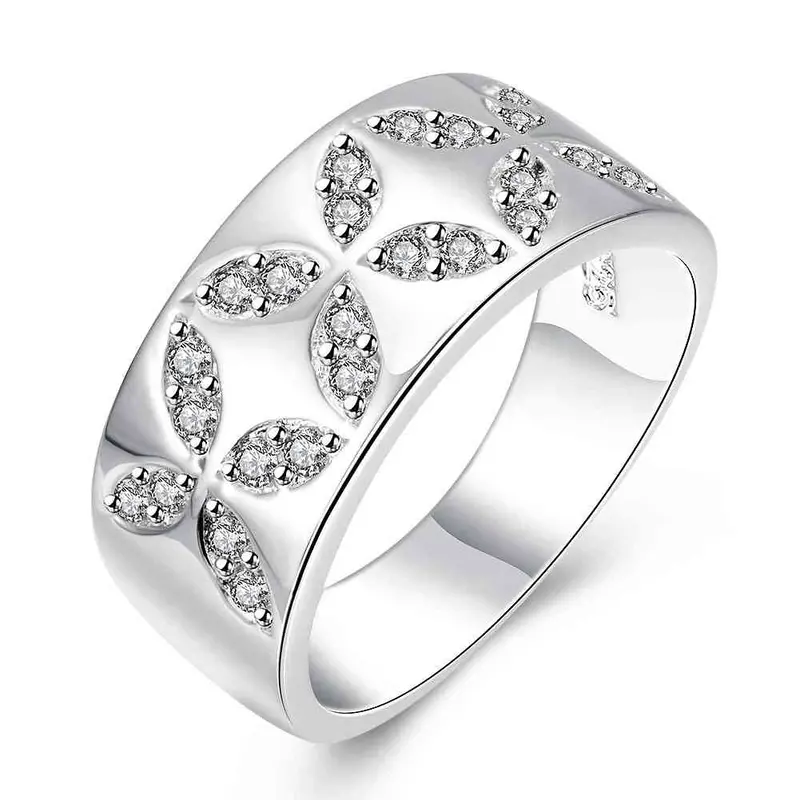 Silver Engagement Rings Love Words Up And Down Aneis 86 8