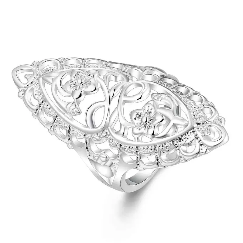 Silver Engagement Rings Men Ring 3 1