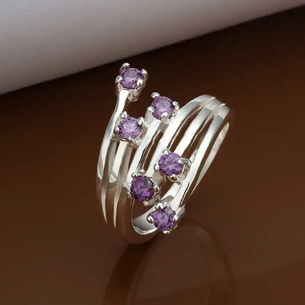 Silver Engagement Rings Meteor Insets Opal Diy 5 3