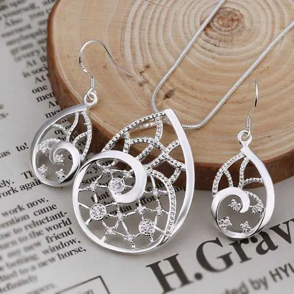Silver Jewelry Set African Jewelry Set Hand Madeball184 1