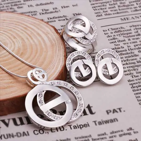 Silver Jewelry Set African Jewelry Set Hand Madeball184 2