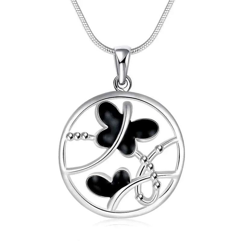 Silver Necklace Men Hollow Flower Collares Collier Plastron Femme176 3