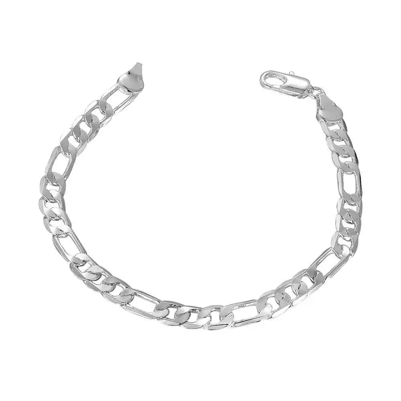 Silver Plated 6M Flat Three A Men Bracelet S In Euros219 1