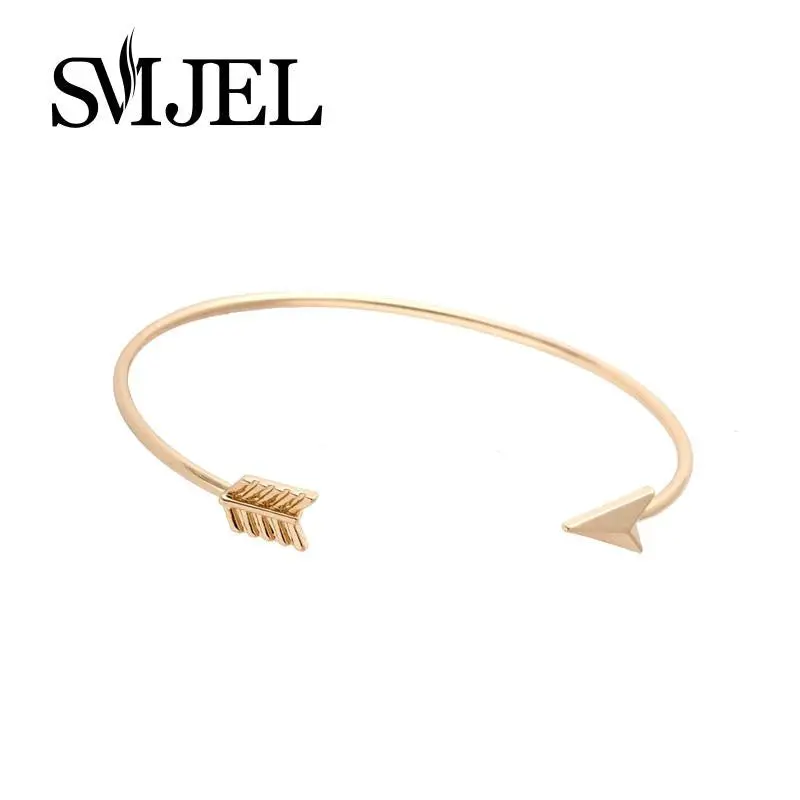 Silver Plated Adjustable Open Arrow Bracelet Bangles Wire Bangles G020 1