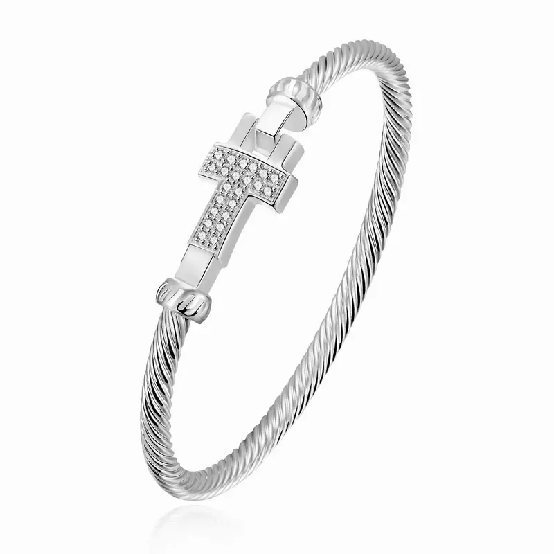 Silver Plated Bracelet & Bangle Hand U And E Women Wedding Bracelet Hand Madeball Hbb 38 2