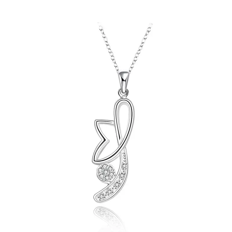 Silver Plated Chain Fly Strange Necklaces Pendants Men Jewelry 5 3 1