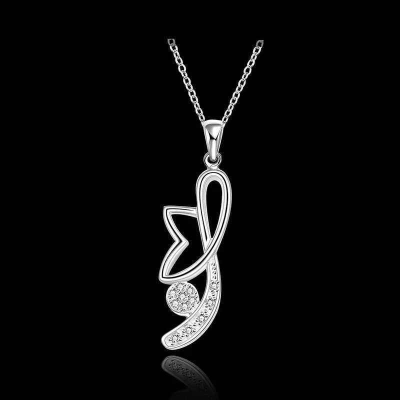 Silver Plated Chain Fly Strange Necklaces Pendants Men Jewelry 5 3 2
