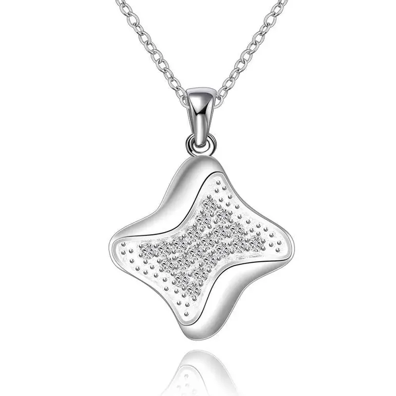 Silver Plated Chain Like Star Or Not Necklaces Pendants Men Jewelry 625 1