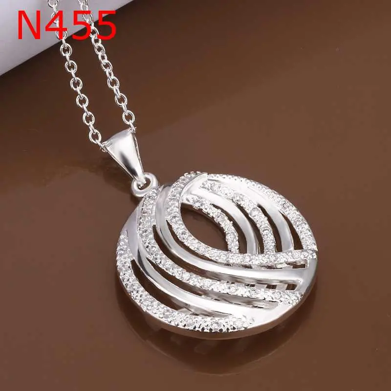 Silver Plated Chain Multilayer Circle Necklaces Pendants Men Jewelry 455 1
