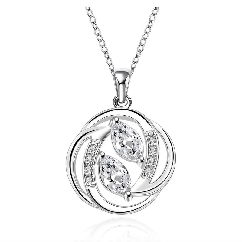 Silver Plated Chain Time Has Gone Necklaces Pendants Men Jewelry 657 1
