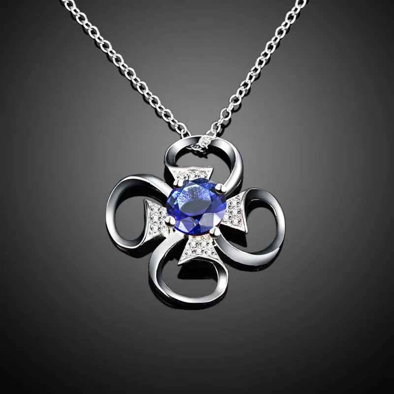 Silver Plated Choker Necklace Fourth Flower Buckle Vintage Necklace Wedding Decoration Fspn 19 2