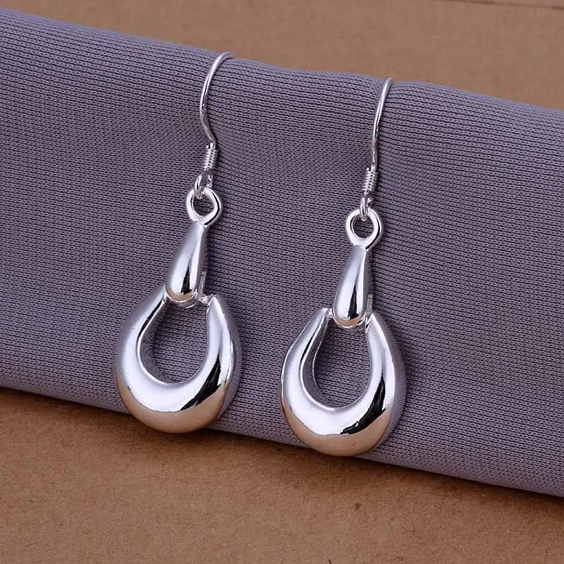 Silver-Plated Earing Horse Hooves Drop Earring Silver Plated Earrings 25 1