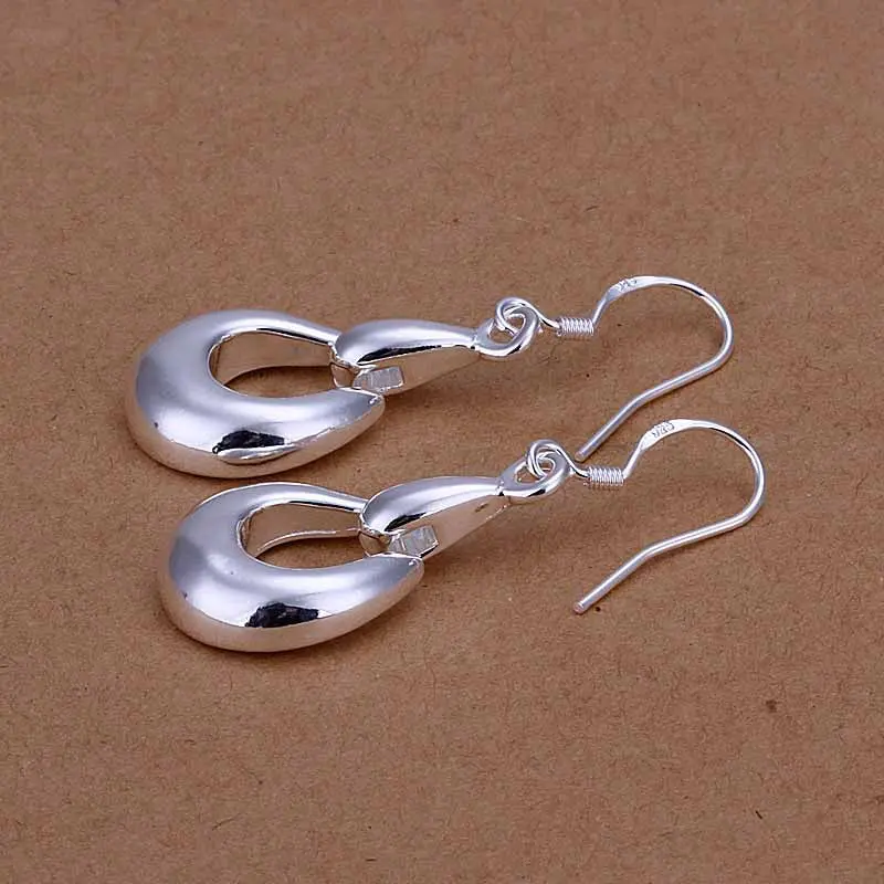 Silver-Plated Earing Horse Hooves Drop Earring Silver Plated Earrings 25 2