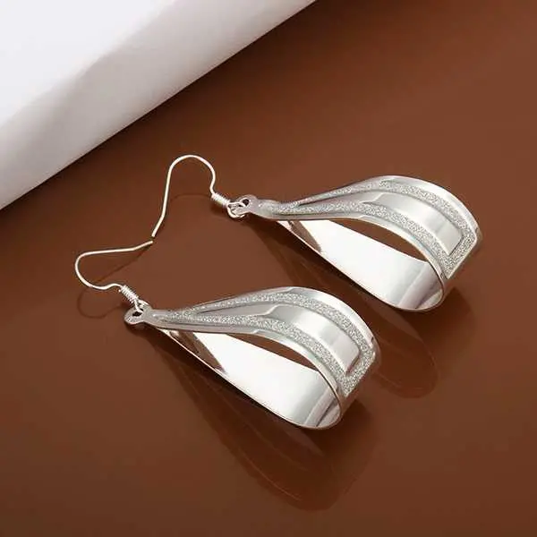 Silver Plated Earing Style Drop Earring Silver Plated Earrings 468 1