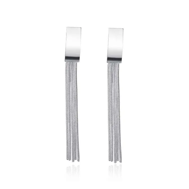 Silver Plated Earings Jewelry Wicker Stud Brincos De Festa Bone 1