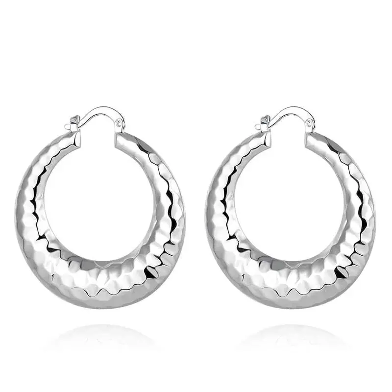 Silver Plated Earings Round Tie Clip Cufflinks Jewelry Display 7 7 1
