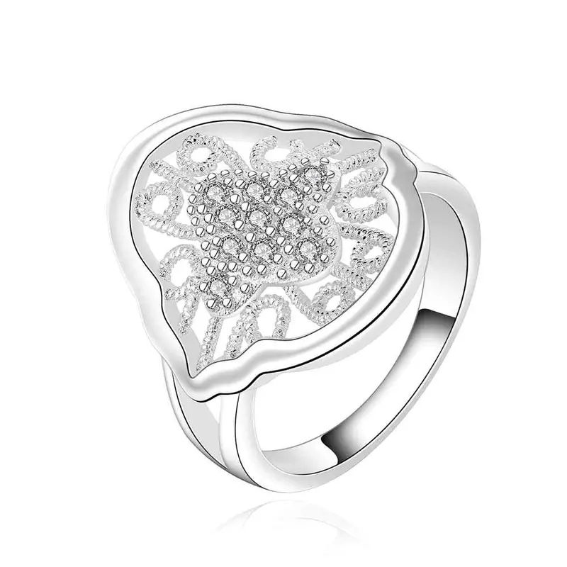 Silver Plated Engagement Ring Sheep Head Anel De Ouro Jewelry 51 10