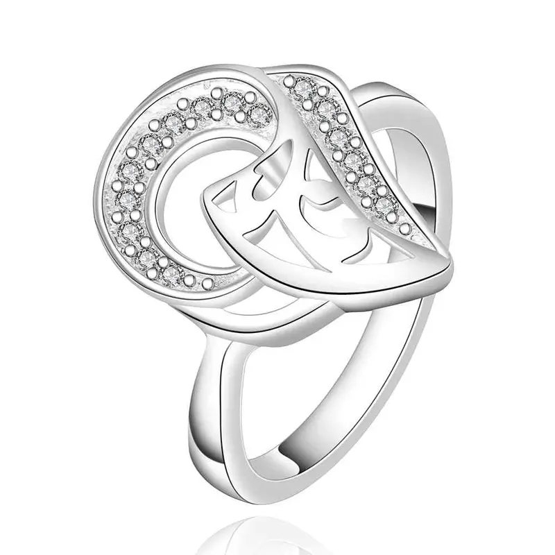 Silver Plated Engagement Ring Sheep Head Anel De Ouro Jewelry 51 15
