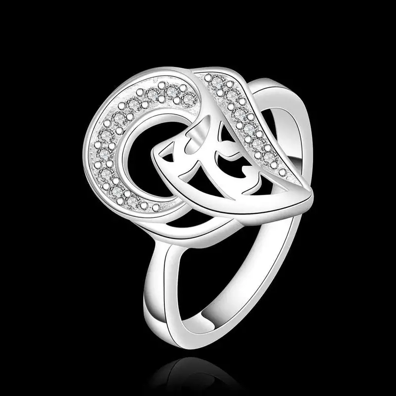 Silver Plated Engagement Ring Sheep Head Anel De Ouro Jewelry 51 16