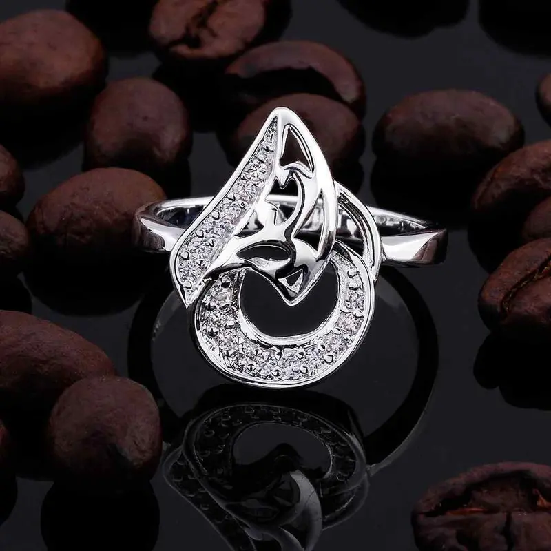 Silver Plated Engagement Ring Sheep Head Anel De Ouro Jewelry 51 18