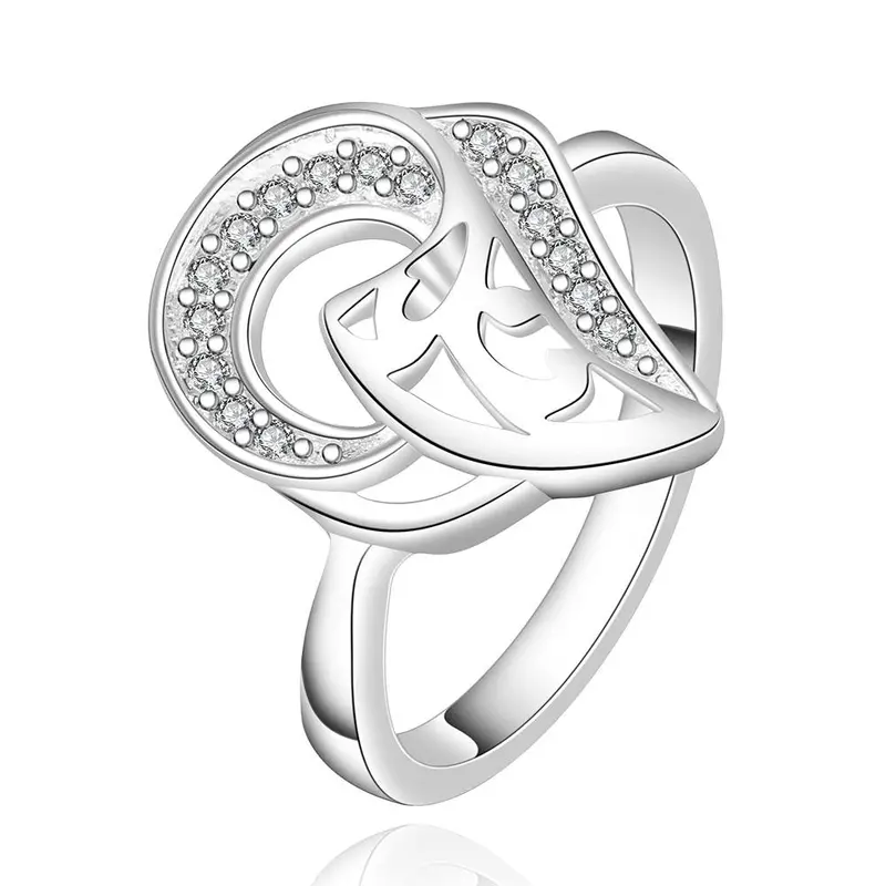 Silver Plated Engagement Ring Sheep Head Anel De Ouro Jewelry 51 2