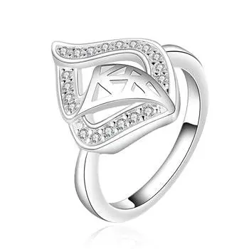 Silver Plated Engagement Ring Sheep Head Anel De Ouro Jewelry 51 4