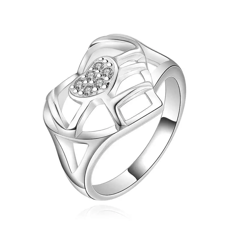 Silver Plated Engagement Ring Sheep Head Anel De Ouro Jewelry 51 8