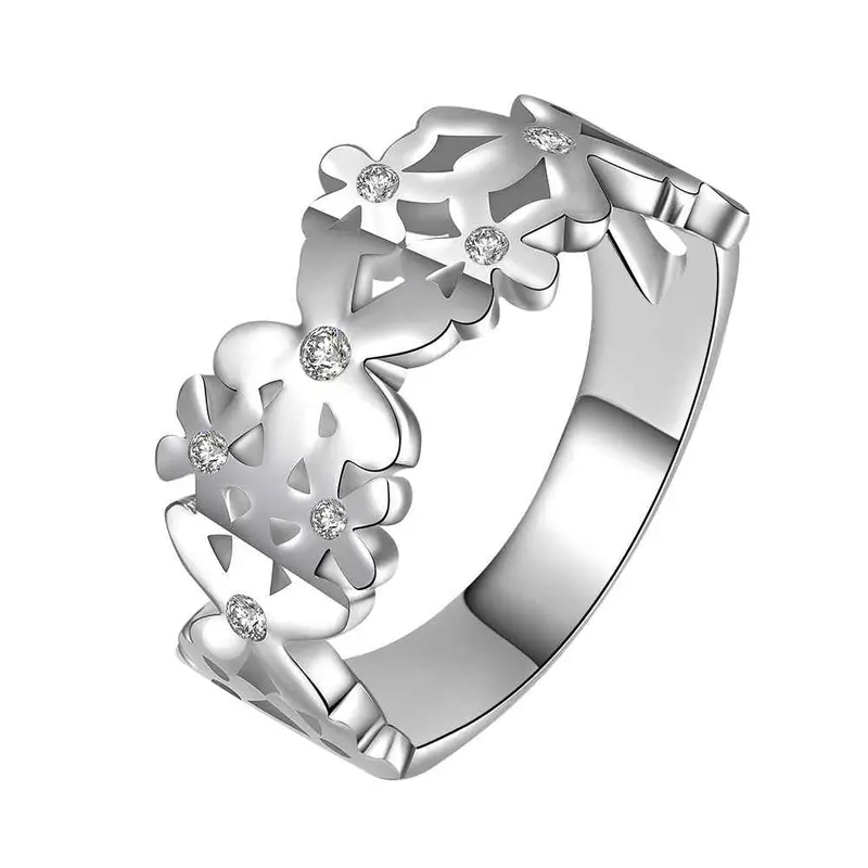 Silver Plated Engagement Rings Spend Combination Aneis 8 1