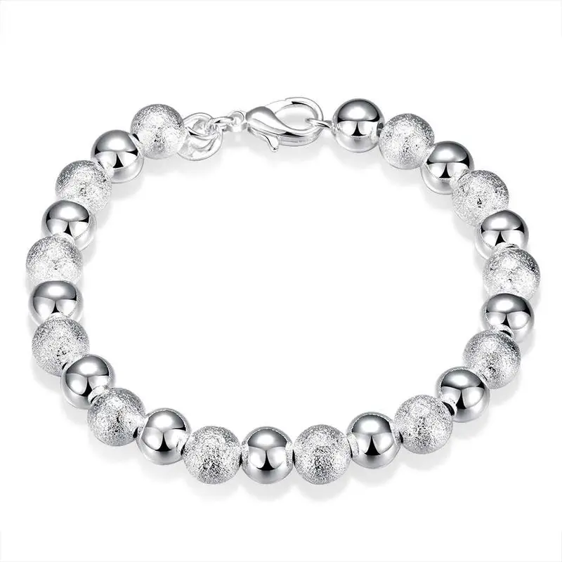 Silver Plated Jewelry Bracelet Fine Beads Bracelet And Retail 1