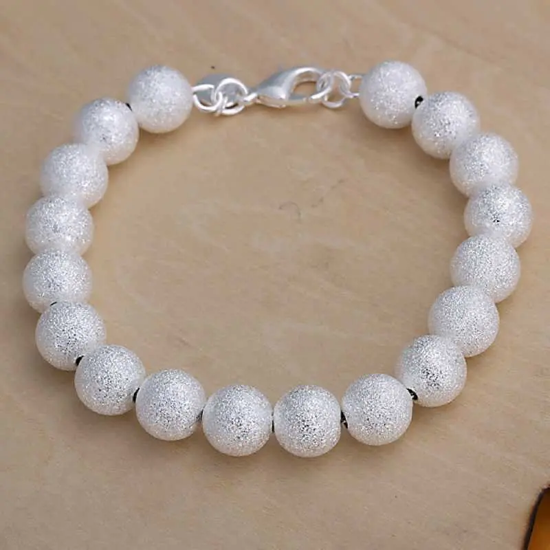 Silver Plated Jewelry Bracelet Fine Beads Bracelet And Retail 75 1