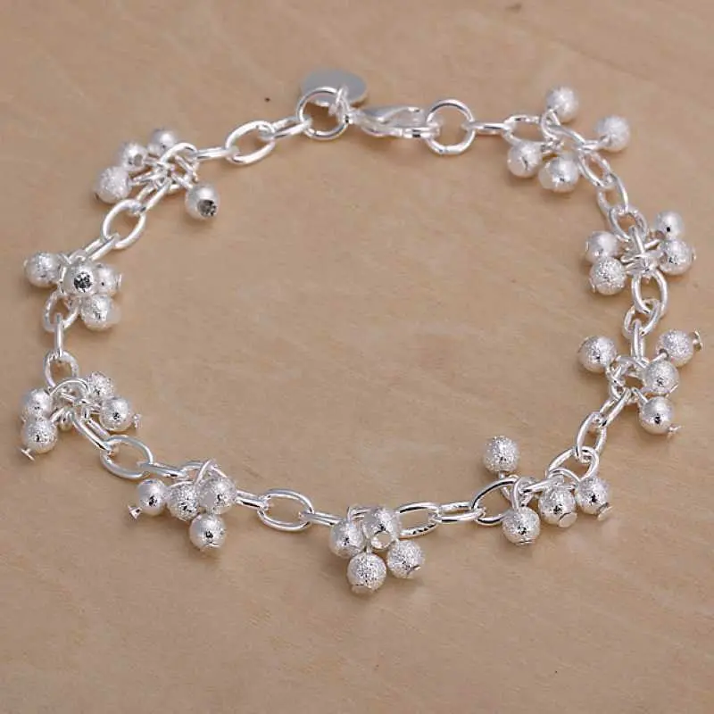 Silver Plated Jewelry Bracelet Fine Beads Bracelet And Retail 87 1