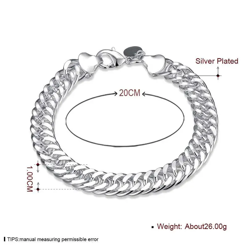 Silver Plated Jewelry Bracelet Fine Bracelet And Retail1 2 2