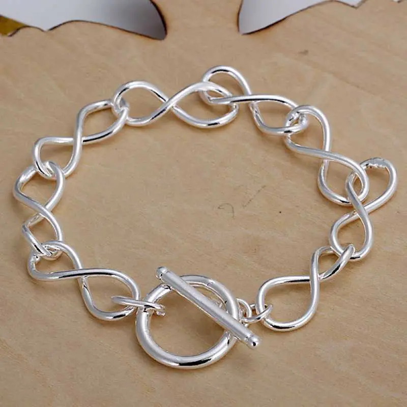 Silver Plated Jewelry Bracelet Fine Bracelet And Retail139 1