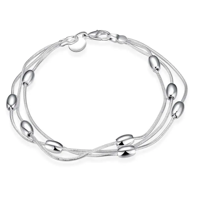 Silver Plated Jewelry Bracelet Fine Bracelet And Retail236 1