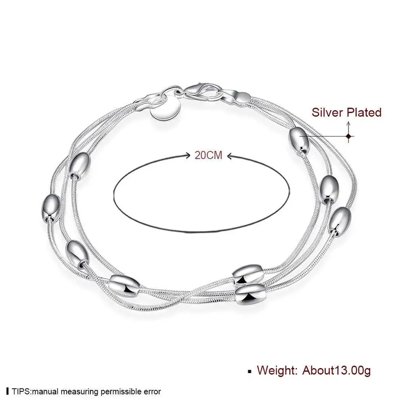 Silver Plated Jewelry Bracelet Fine Bracelet And Retail236 2