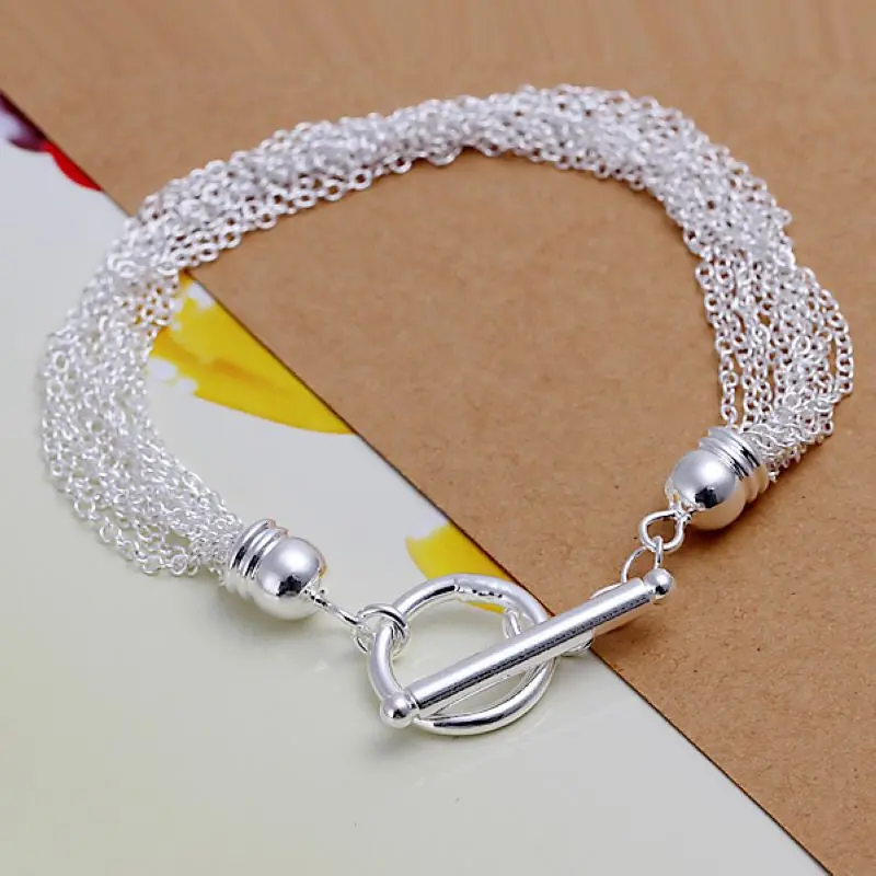 Silver Plated Jewelry Bracelet Fine Rose Bracelet And Retail251 1