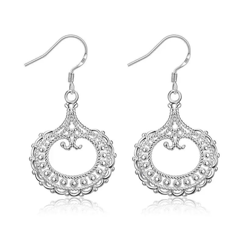 Silver Plated Jewelry Earing Oval Golden Cudgel Ear Cuff Jewelry 1